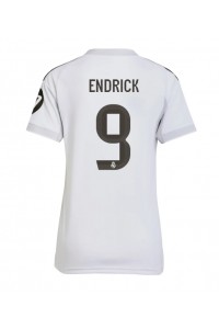 Real Madrid Endrick #9 Jalkapallovaatteet Naisten Kotipaita 2025-26 Lyhythihainen